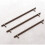 (277mm Fixing Hole) Brushed Nickel T Bar Kitchen Cabinet Handles 3