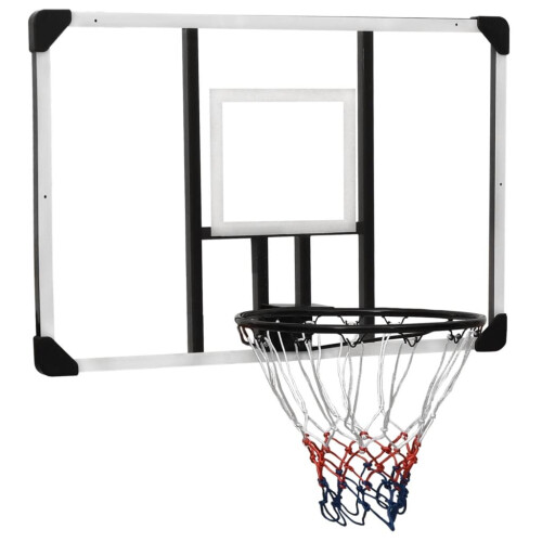 VidaXL (106 x 69 x 3 cm) vidaXL Basketball Backboard Transparent Wall-Mounted Hoop Board Multi Sizes
