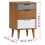 VidaXL (brown) vidaXL Bedside Cabinet Bedroom Side Table Nightstand Bed Table Solid Wood Pine 8
