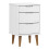 VidaXL (white) vidaXL Bedside Cabinet Bedroom Side Table Nightstand Bed Table Solid Wood Pine 1