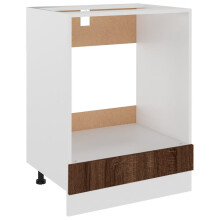 (brown oak) vidaXL Kitchen Cabinet Home Storage Shelf Organiser Cupboard Engineered Wood
