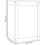 VidaXL (white) vidaXL Solid Wood Pine Laundry Box Bin Multi Colours 44x44x66 cm/88.5x44x66 cm 4