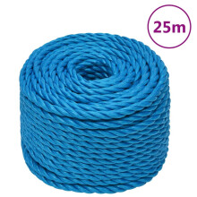 (blue, 14 mm/ 25 m) vidaXL Twisted Rope Garden Workshop Line Work Rope Boat Rope Polypropylene