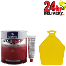 3L Maxilight Plus Car Body Filler & Pro Range Reuseable Plastic Mixing Board