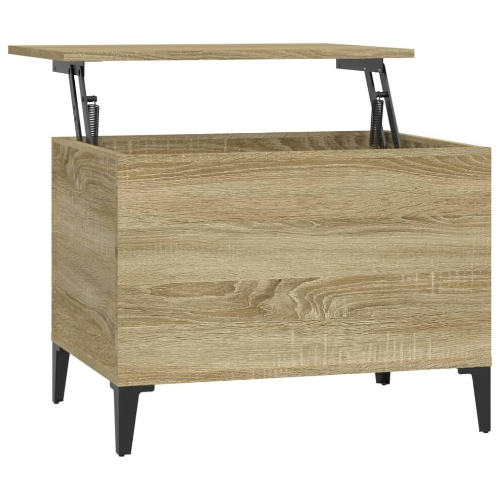 Vidaxl (Sonoma Oak, 60 X 44.5 X 45 Cm) Coffee Table Engineered Wood Side Table Multi Colours 60/90X44.5x45 Cm