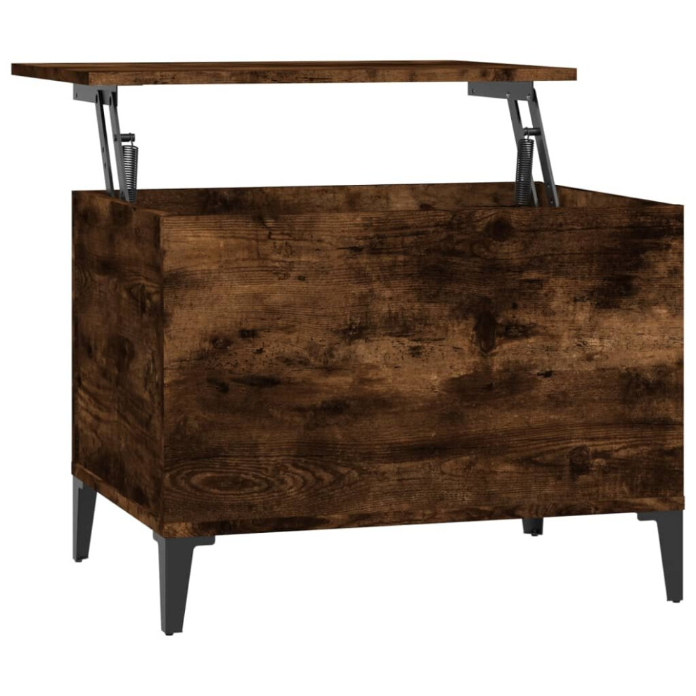 Vidaxl (Smoked Oak, 60 X 44.5 X 45 Cm) Coffee Table Engineered Wood Side Table Multi Colours 60/90X44.5x45 Cm