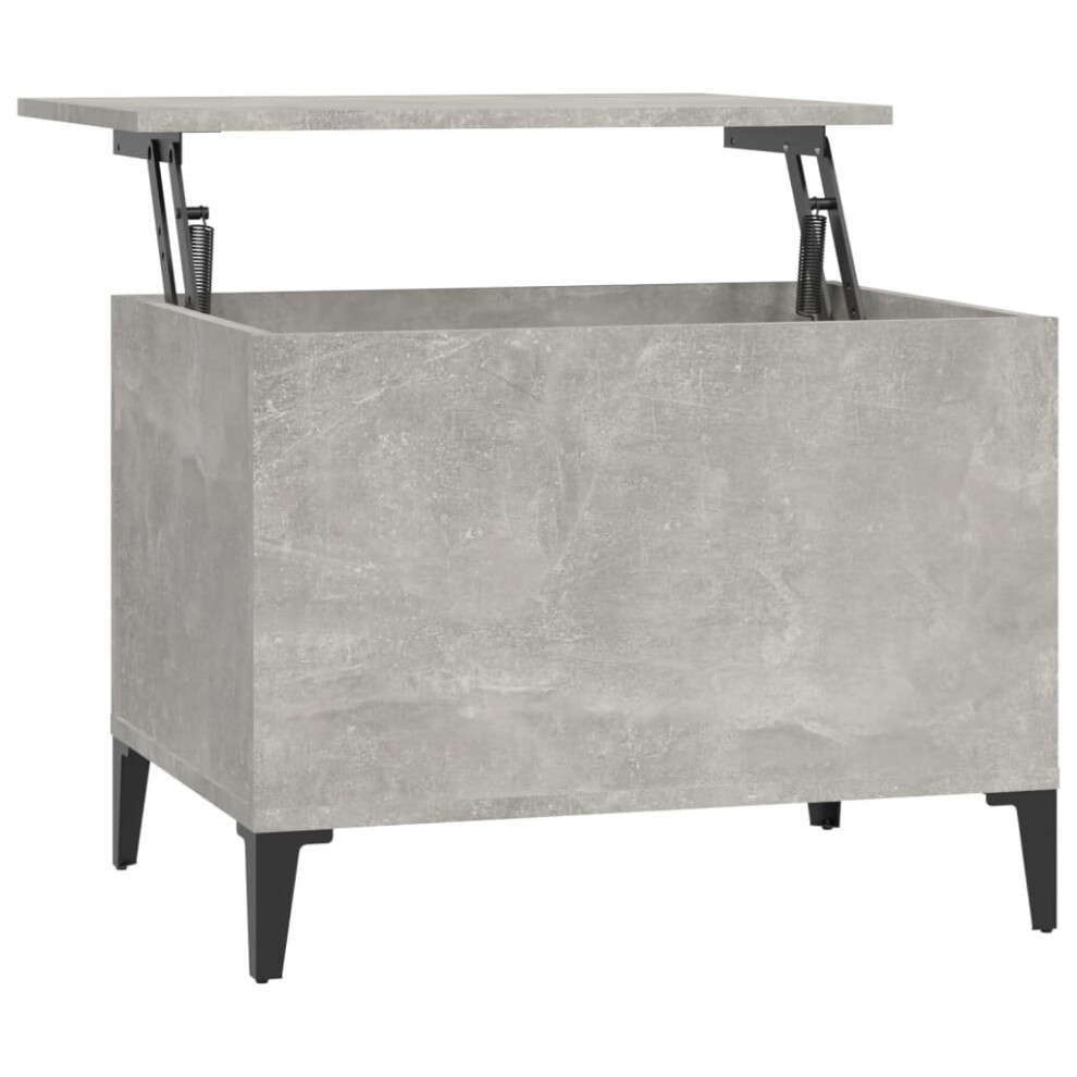 Vidaxl (Concrete Grey, 60 X 44.5 X 45 Cm) Coffee Table Engineered Wood Side Table Multi Colours 60/90X44.5x45 Cm