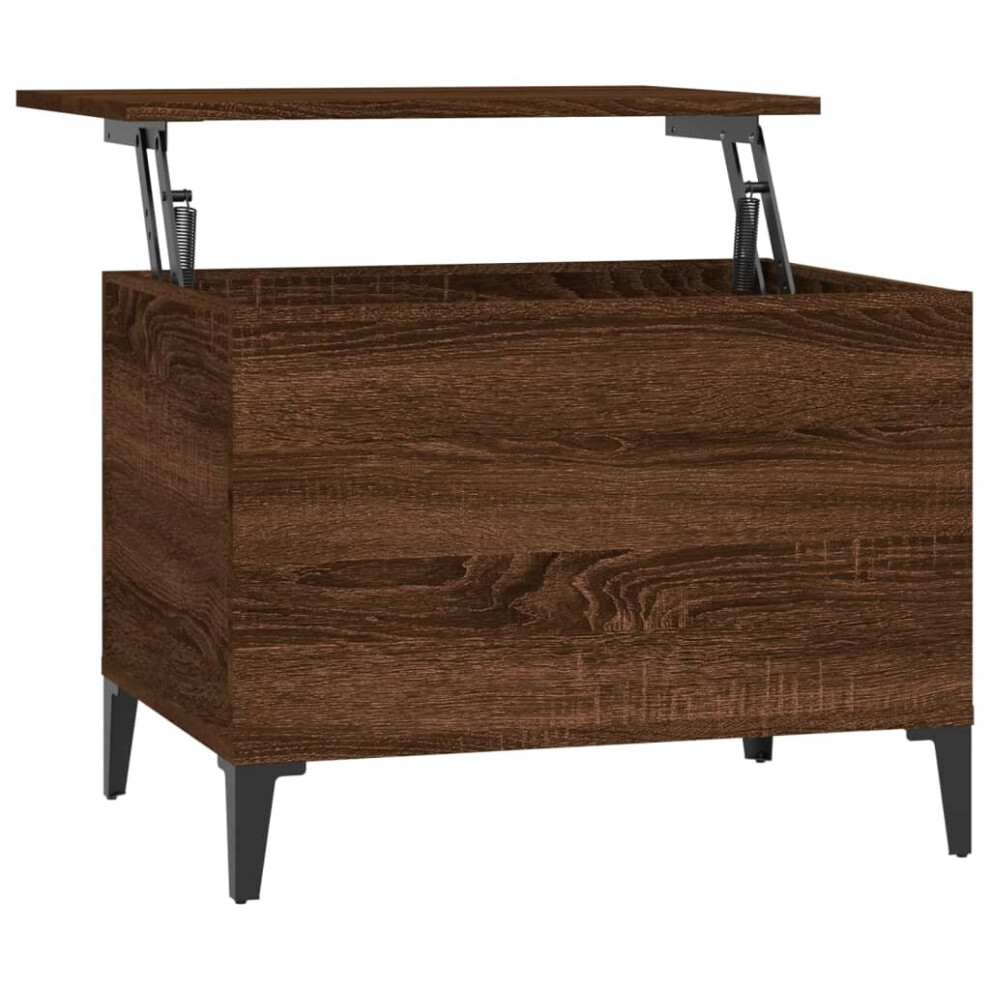 (brown oak, 60 x 44.5 x 45 cm) vidaXL Coffee Table Engineered Wood Side Table Multi Colours 60/90x44.5x45 cm