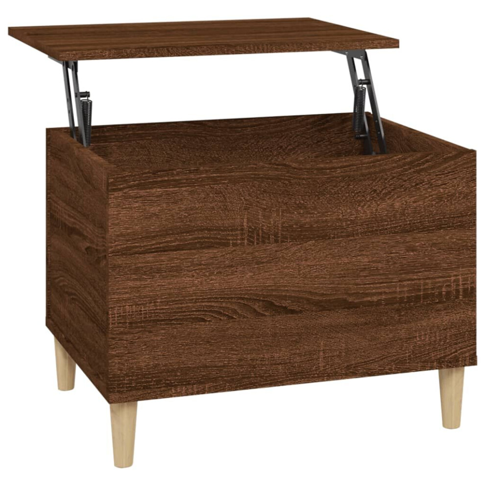 (brown oak, 60 x 44.5 x 45 cm) vidaXL Coffee Table Engineered Wood End Centre Accent Side Table Multi Colours