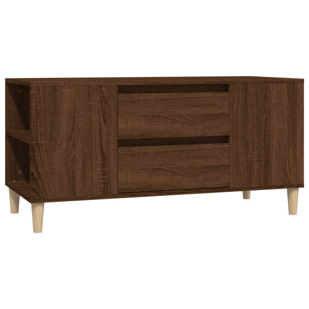 (brown oak) vidaXL TV Cabinet Engineered Wood Stereo HiFi Console TV Stand Multi Colours