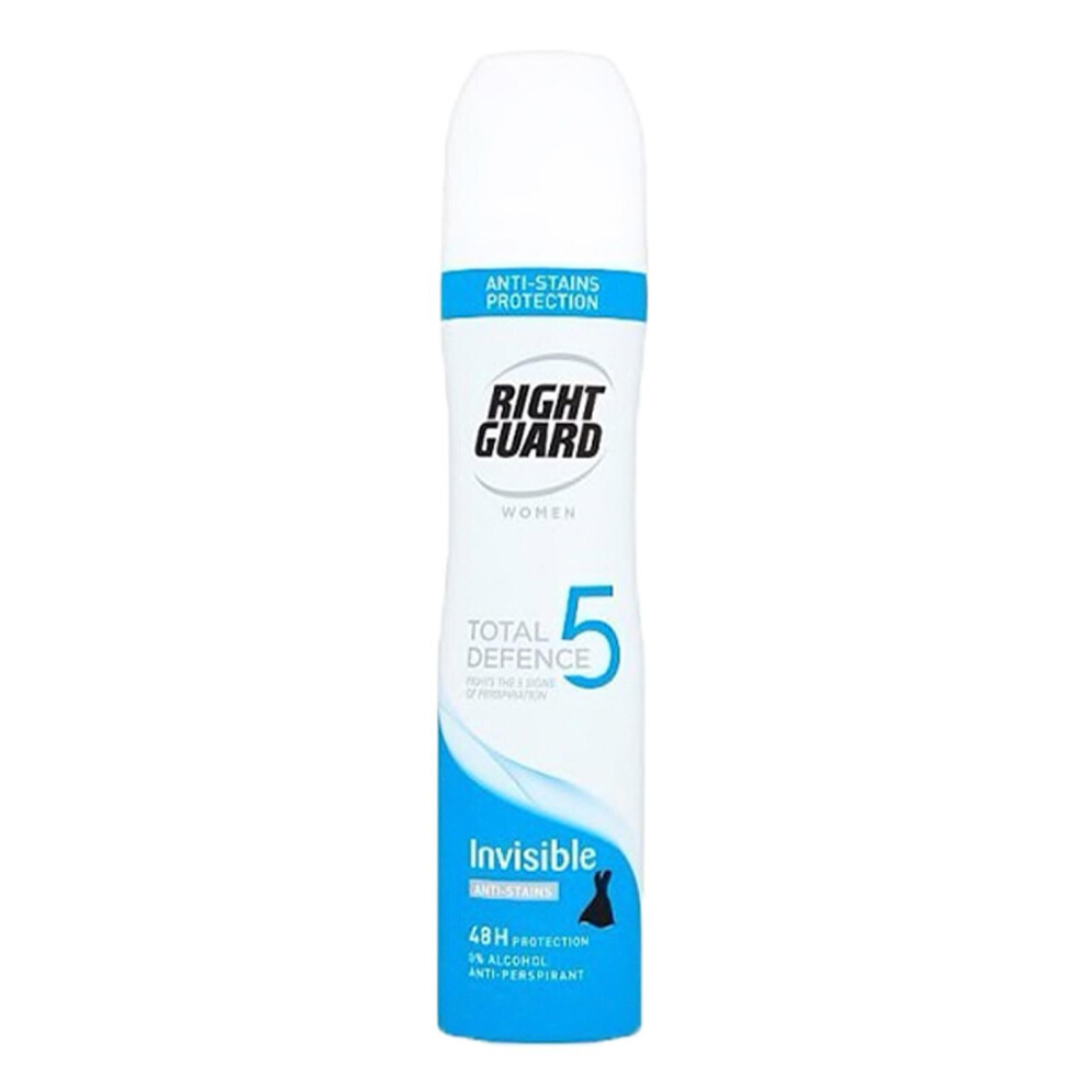 Right Guard 48H TotalDefence 5 Women's Anti-Perspirant Invisible,250ml