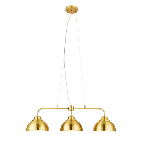 Brass Brooklyn Ceiling Pendant Industrial 3 Light