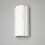 Litecraft Kilda Paintable Plaster Curved Up & Down Wall Light - White 3
