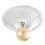 Litecraft Suilven Paintable Flush Large Plaster Ceiling Rose - White 6