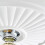 Litecraft Carn Paintable Flush Medium Plaster Ceiling Rose - White 3