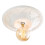 Litecraft Suilven Paintable Flush Large Plaster Ceiling Rose - White 1