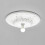 Litecraft Suilven Paintable Flush Large Plaster Ceiling Rose - White 2