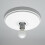 Litecraft Carn Paintable Flush Medium Plaster Ceiling Rose - White 4