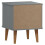 VidaXL (grey) vidaXL Solid Wood Pine Bedside Cabinet MOLDE Bedroom Side Table Multi Colours 7