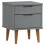 VidaXL (grey) vidaXL Solid Wood Pine Bedside Cabinet MOLDE Bedroom Side Table Multi Colours 2