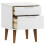 VidaXL (white) vidaXL Solid Wood Pine Bedside Cabinet MOLDE Bedroom Side Table Multi Colours 5