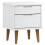VidaXL (white) vidaXL Solid Wood Pine Bedside Cabinet MOLDE Bedroom Side Table Multi Colours 2