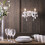 Litecraft Marie Therese Wall Light 2 Arm & Free LED Bulbs - White 5