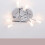 Litecraft Kalina Semi Flush Ceiling Light - Polished Chrome 5