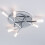 Litecraft Kalina Semi Flush Ceiling Light - Polished Chrome 2