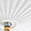 Litecraft Carn Paintable Flush Large Plaster Ceiling Rose - White 5