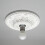 Litecraft Suilven Paintable Flush Medium Plaster Ceiling Rose - White 3