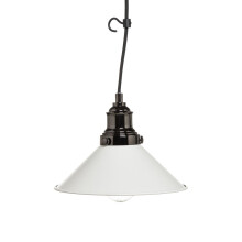 Litecraft Senna Ceiling Pendant Wall Plug in Cable Light Black, White
