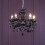 Marie Therese Chandelier With LED Bulbs - Black 6