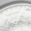 Litecraft Suilven Paintable Flush Medium Plaster Ceiling Rose - White 4