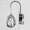 Visconte Bulla Wall Light Fitting With Bubble Injected Shade - Chrome 2