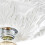 Litecraft Suilven Paintable Flush Medium Plaster Ceiling Rose - White 5