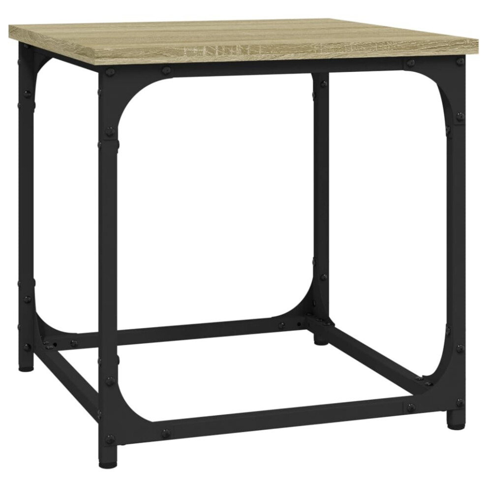 Vidaxl (Sonoma Oak) Side Table Engineered Wood Couch Tea End Coffee Table Multi Colours