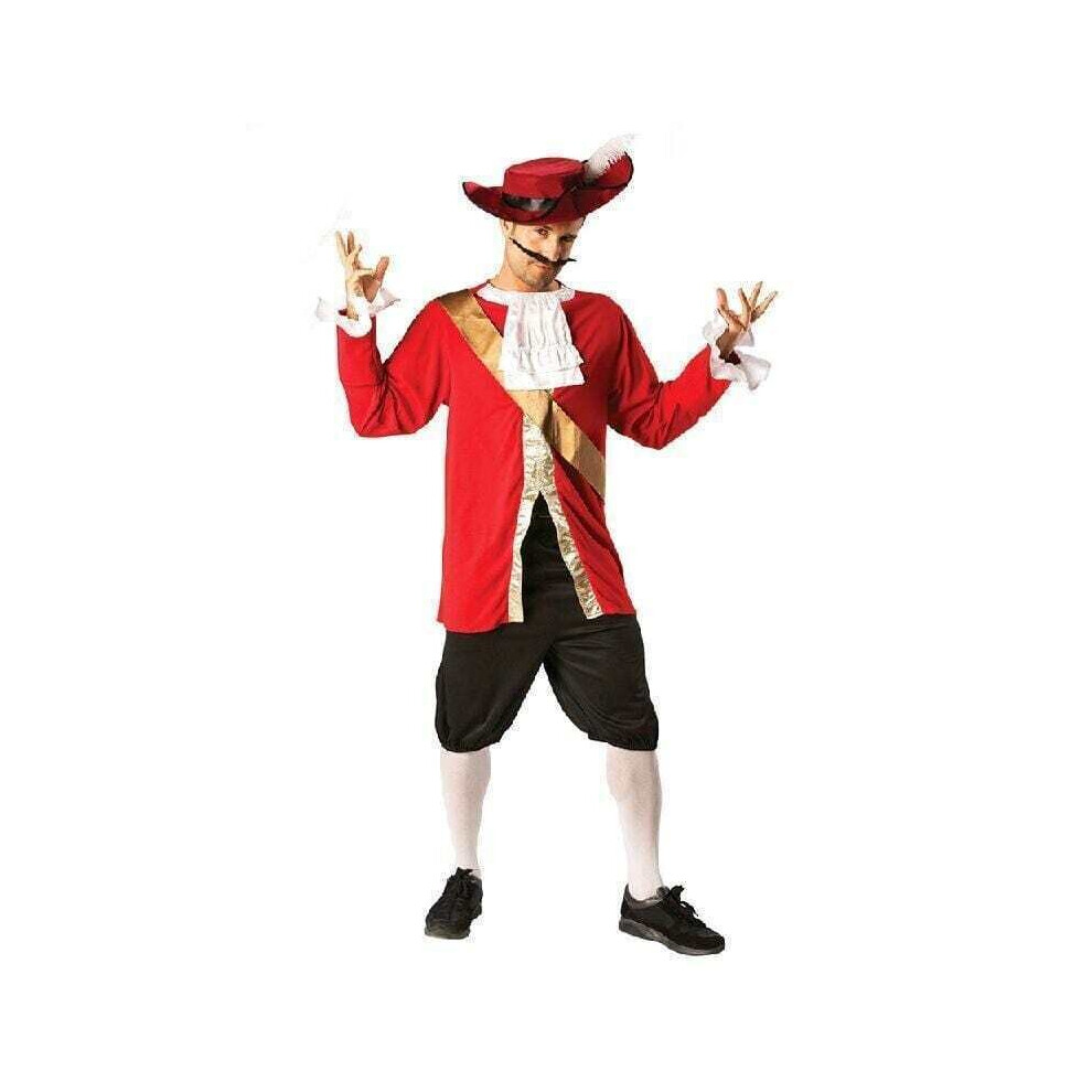 Disney Men's Captain Hook Pirate Adult Costume Full Dress Standard