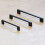 (160mm Handle) Square Matt Black Handles 128mm 160mm 192mm 2