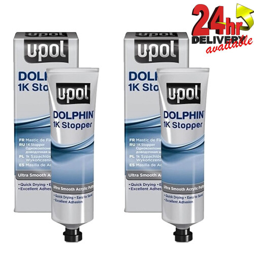 2 X UPol Dolphin Car Body Filler 200g 1K Stopper Repair on OnBuy