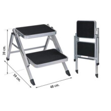Folding Heavy Duty Double Caravan Step Motorhome Lightweight Non Slip