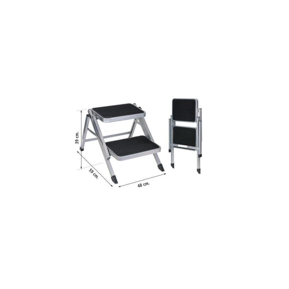 Folding Heavy Duty Double Caravan Step Motorhome Lightweight Non Slip