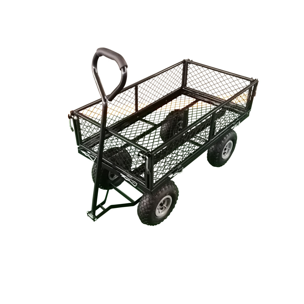 Heavy Duty Garden Trolley Cart Wheelbarrow Trailer Large