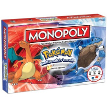 Pokemon Monopoly Board Game Party Card Games Gifts