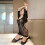 (3) Erotic lingerie open file one-piece mesh clothing 1