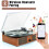 Vinyl Bluetooth Record Player Turntable 3-speed with Speakers & USB 3