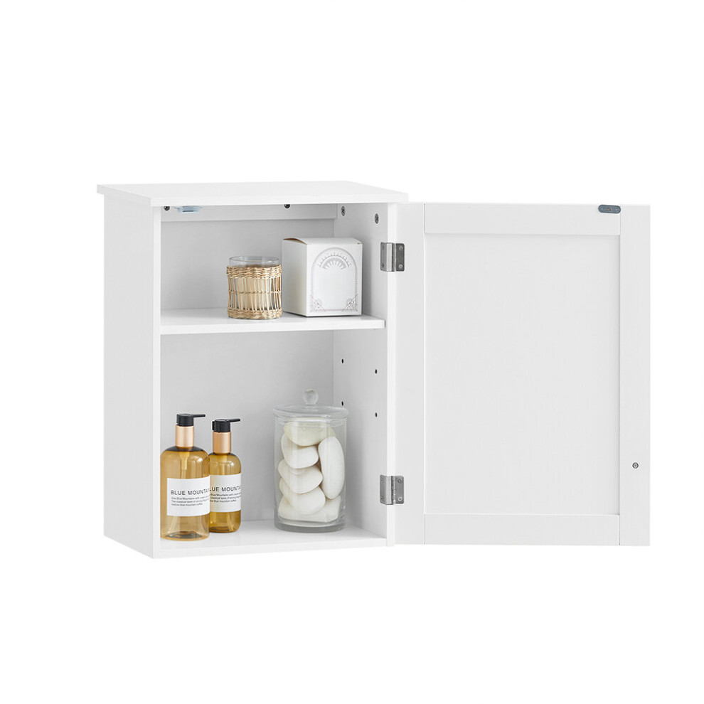 SoBuy® BZR19-W, Wall Mounted Single Door Bathroom Cabinet