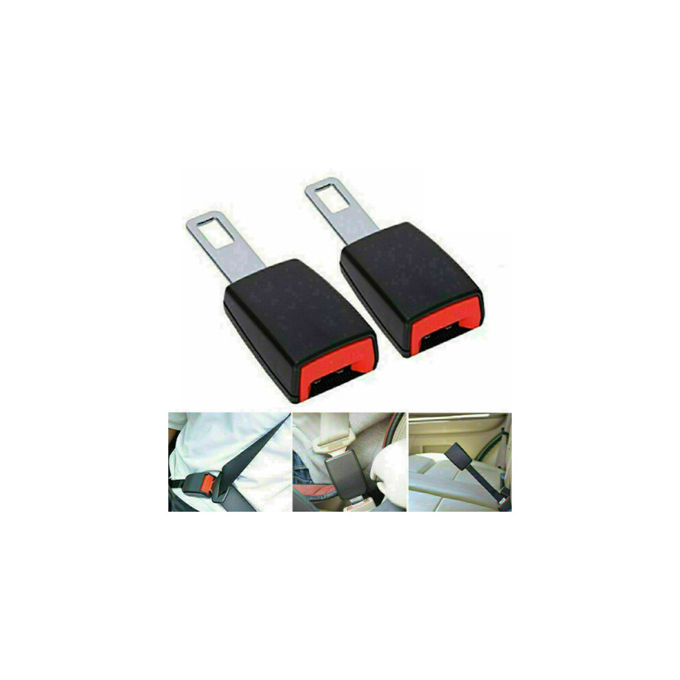 2X Car Universal Safety Seat Belt Extension Auto Seat belt Buckle Clip