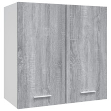(grey sonoma) vidaXL Kitchen Cabinet Home Storage Shelf Organiser Cupboard Engineered Wood