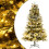 VidaXL vidaXL Pre-lit Christmas Tree with Pine Cones Artificial Tree Green PVC and PE 1